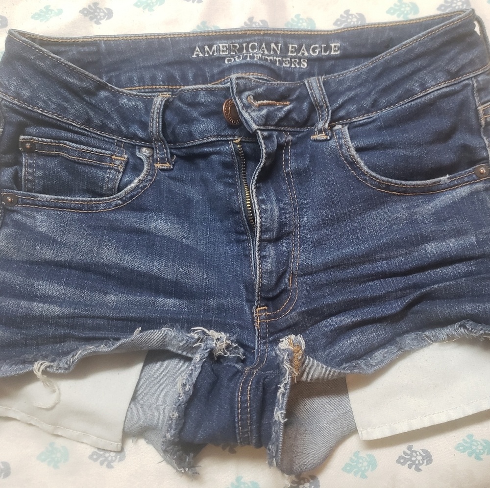 American eagle high rise shorts